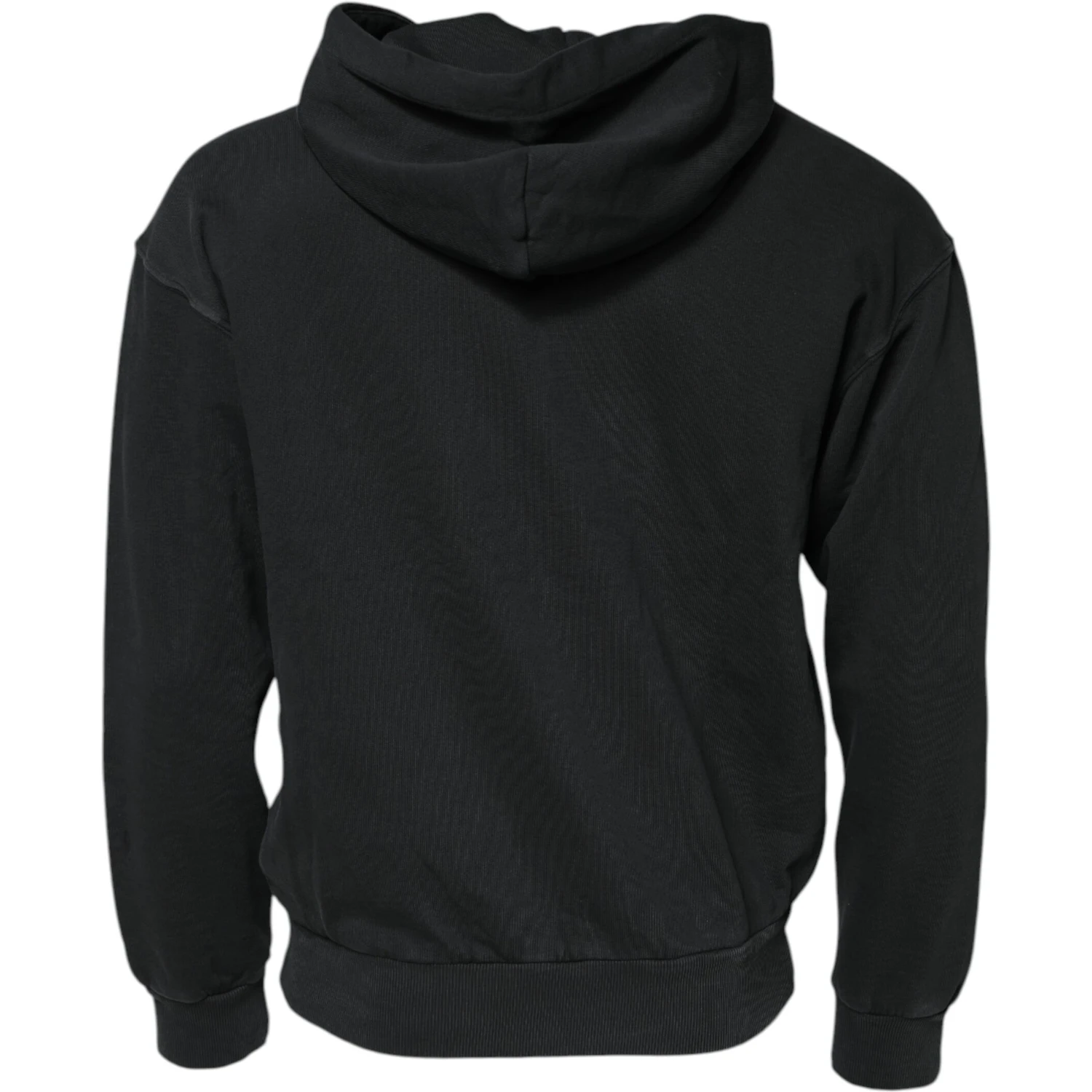 Black Logo FullZip Hooded Sweatshirt Sweater