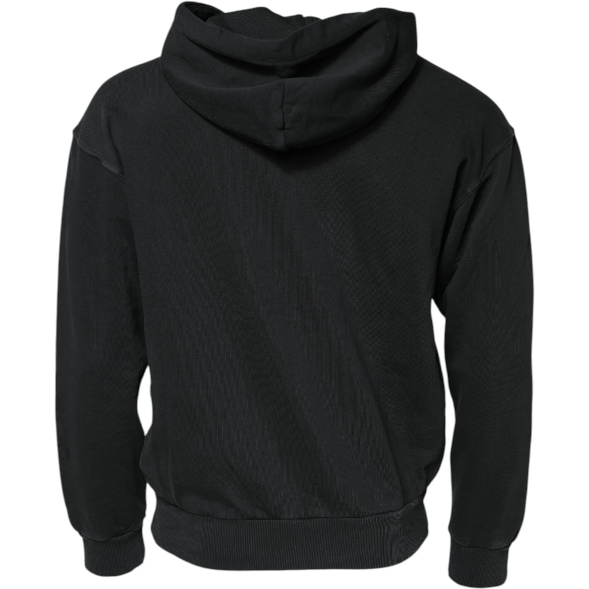 Black Logo FullZip Hooded Sweatshirt Sweater