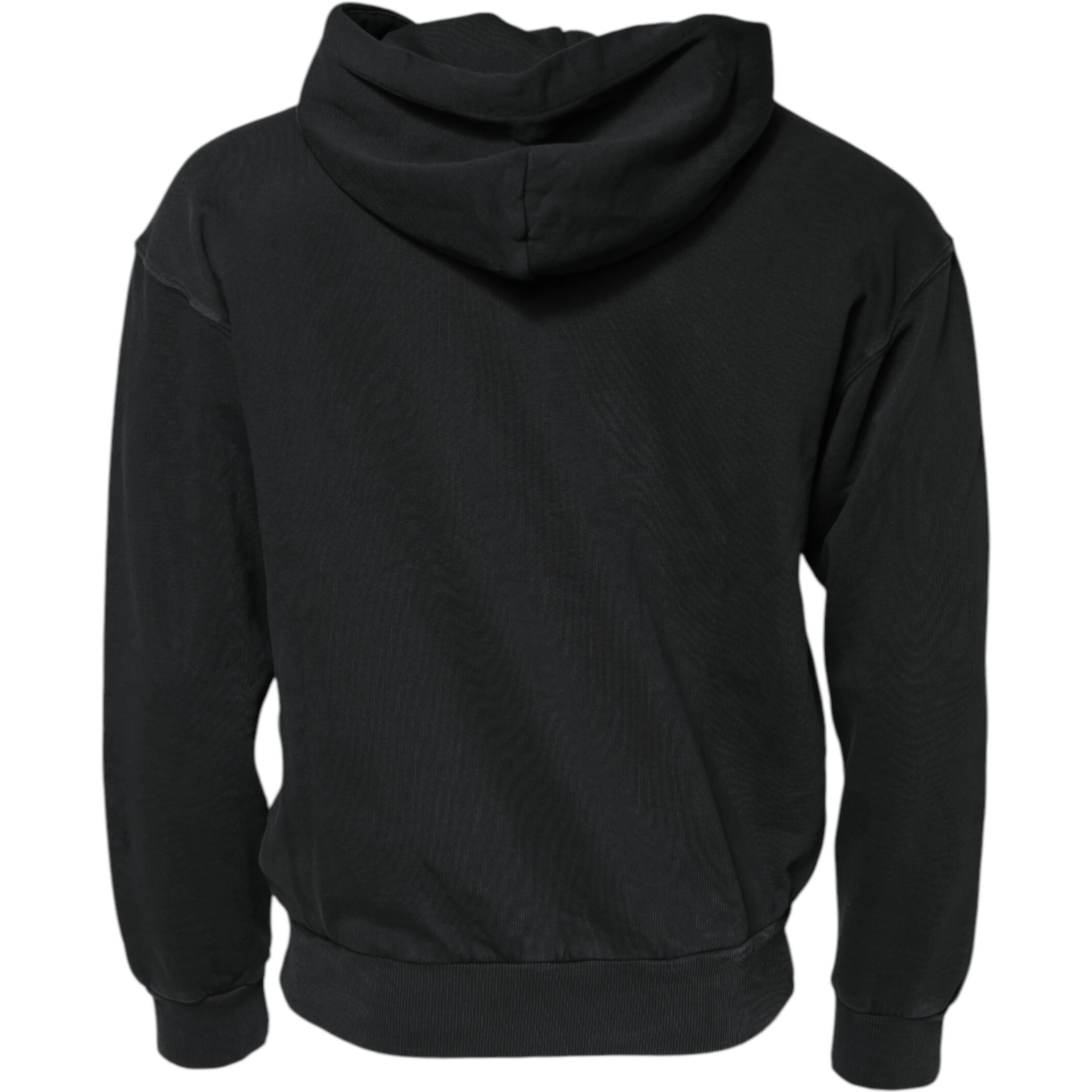 Black Logo FullZip Hooded Sweatshirt Sweater