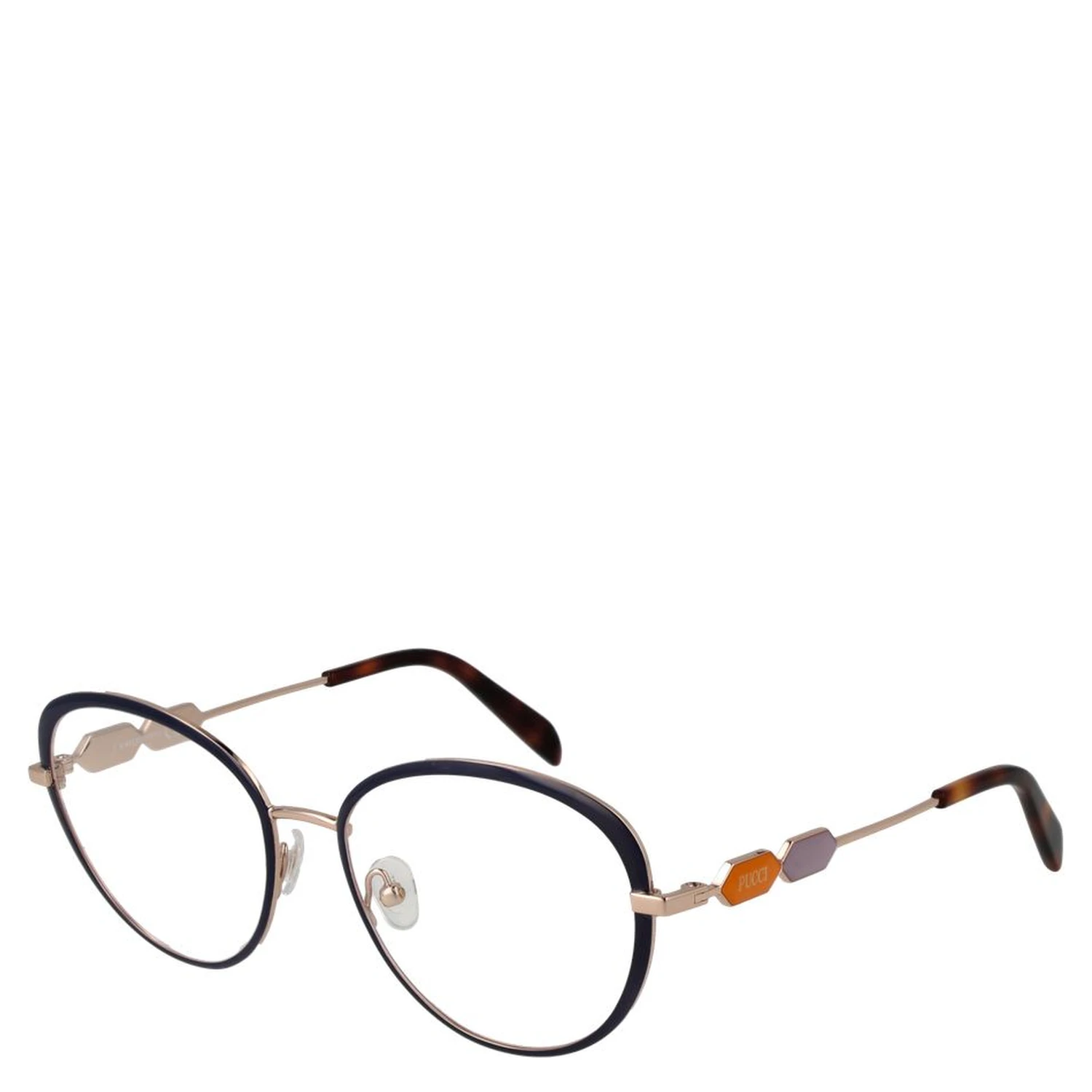 Blue Metal Glasses (Frames)