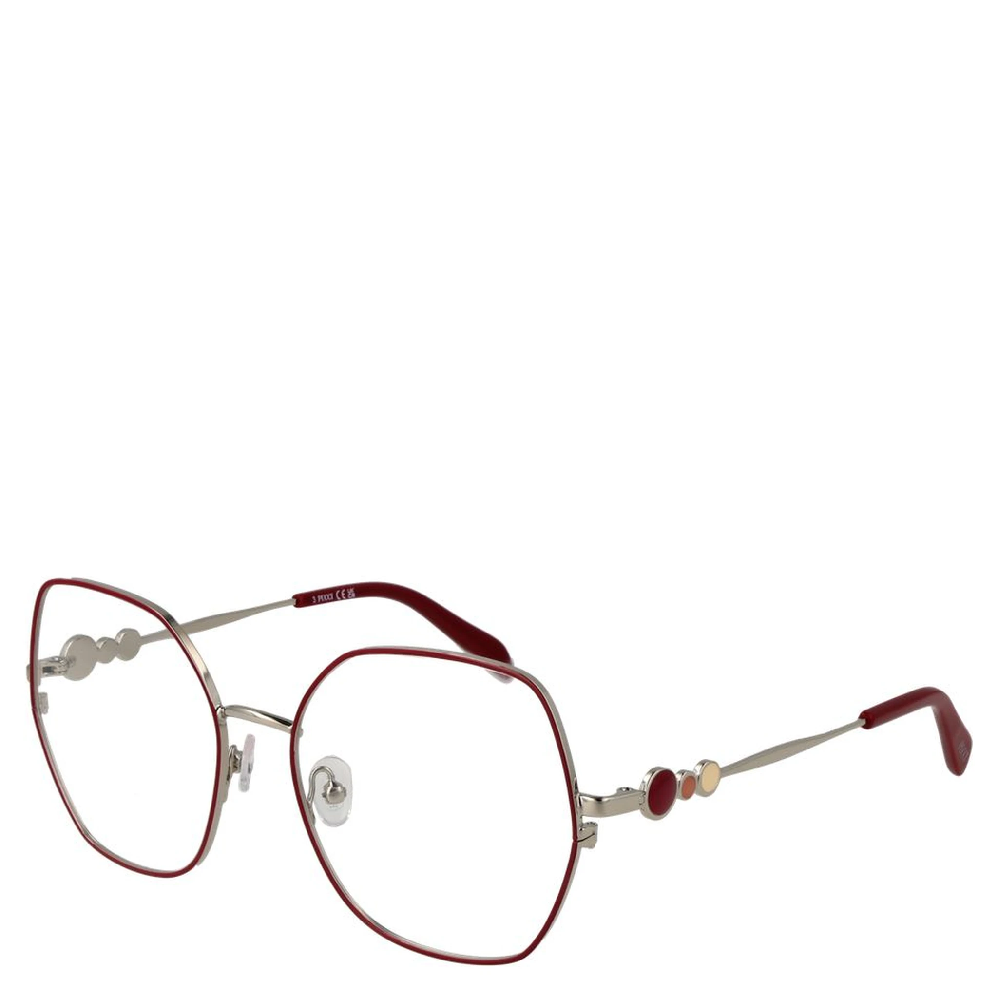 Red Metal Glasses (Frames)