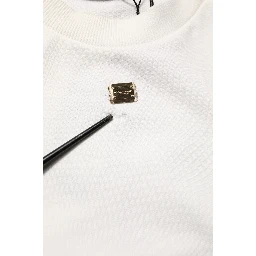 White DG Logo Crew Neck Sweatshirt Sweater