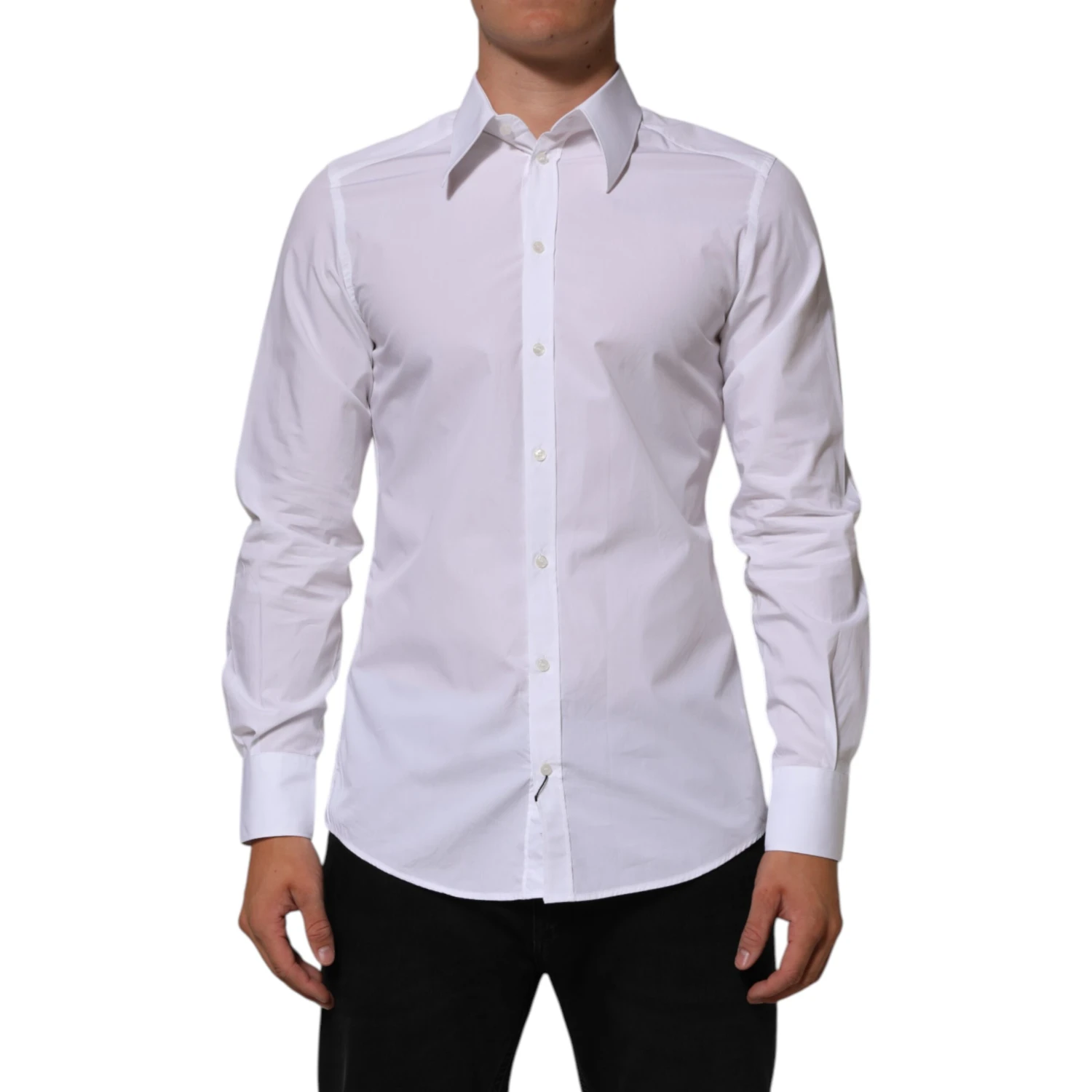 White Cotton MARTINI Men Formal Dress Shirt