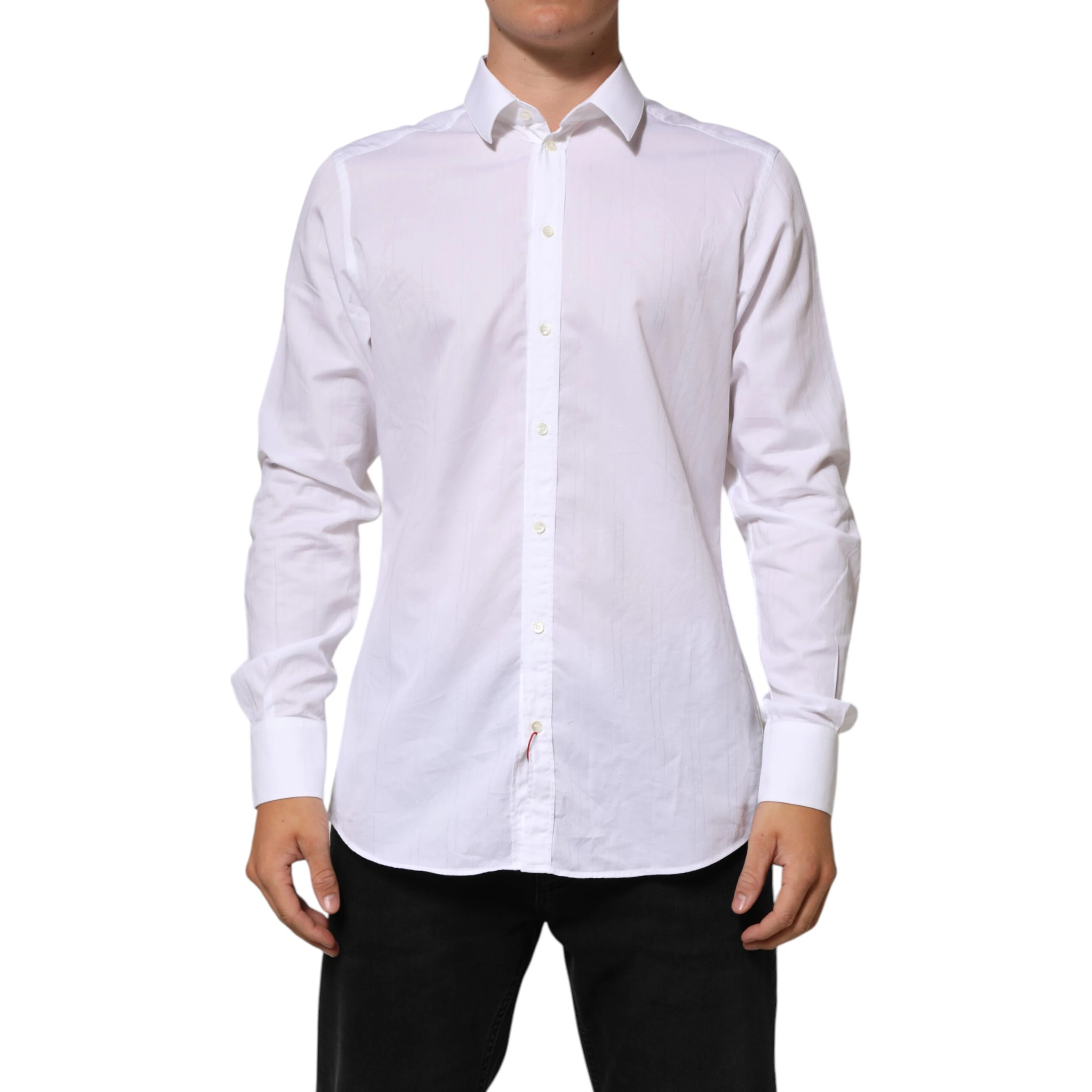 White Cotton MARTINI Men Formal Dress Shirt