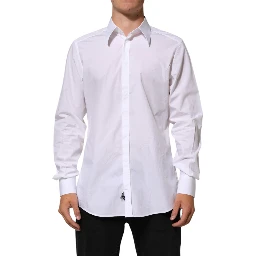 White Cotton MARTINI Men Formal Dress Shirt