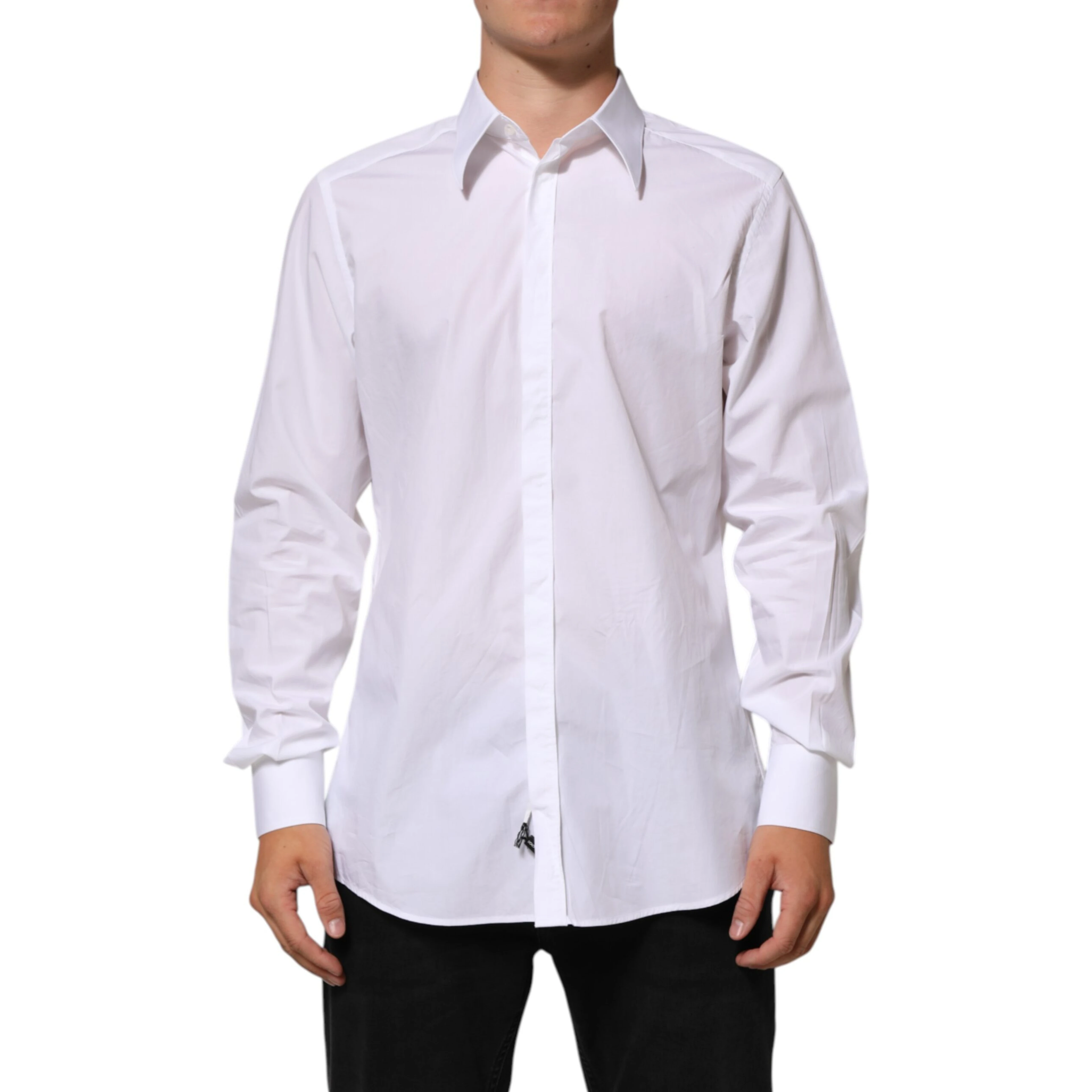 White Cotton MARTINI Men Formal Dress Shirt