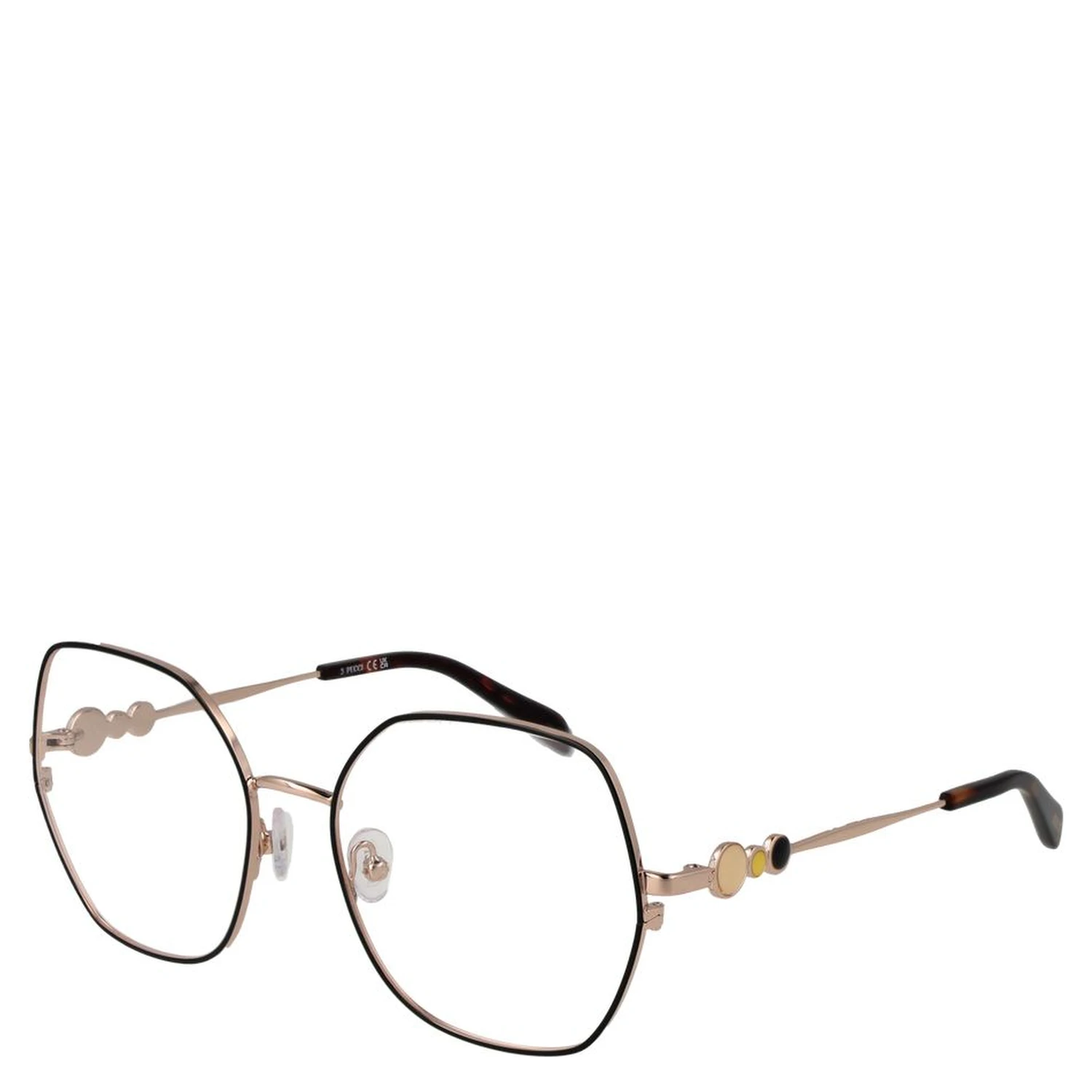 Black Metal Glasses (Frames)