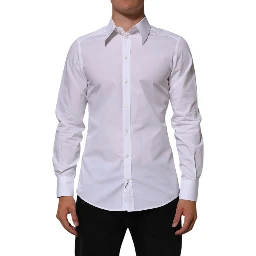 White Cotton MARTINI Men Formal Dress Shirt