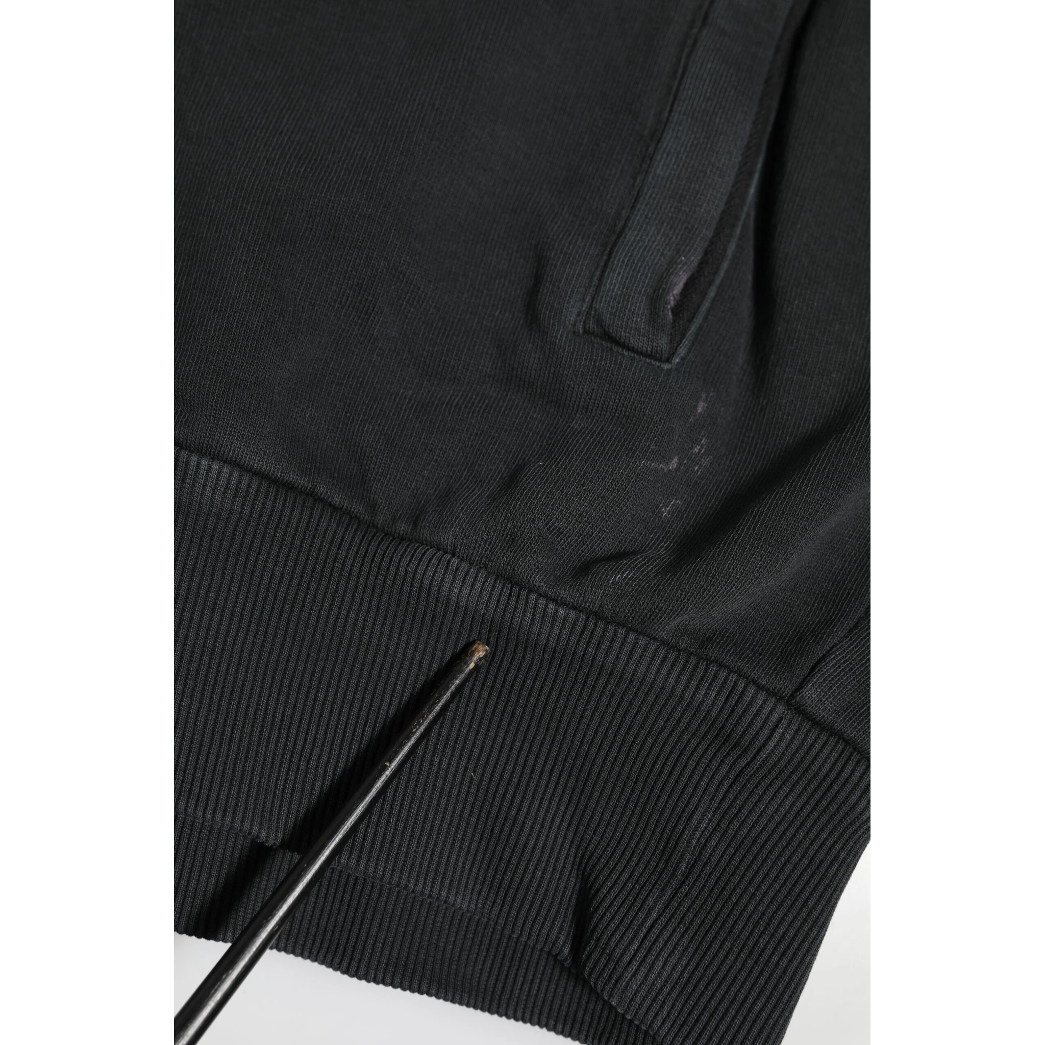 Black Logo FullZip Hooded Sweatshirt Sweater