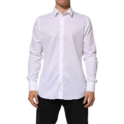 White Cotton MARTINI Men Formal Dress Shirt