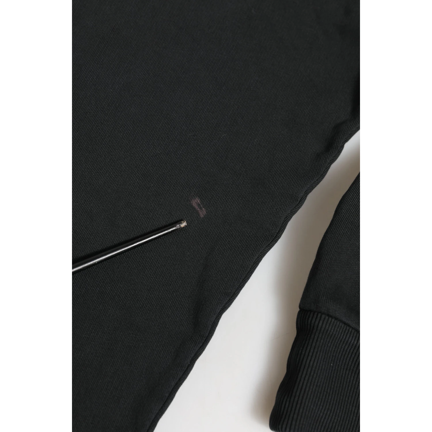 Black Logo FullZip Hooded Sweatshirt Sweater