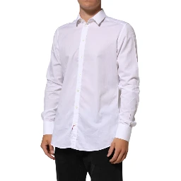 White Cotton MARTINI Men Formal Dress Shirt