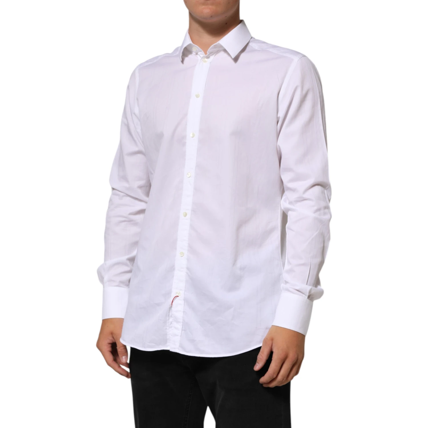 White Cotton MARTINI Men Formal Dress Shirt