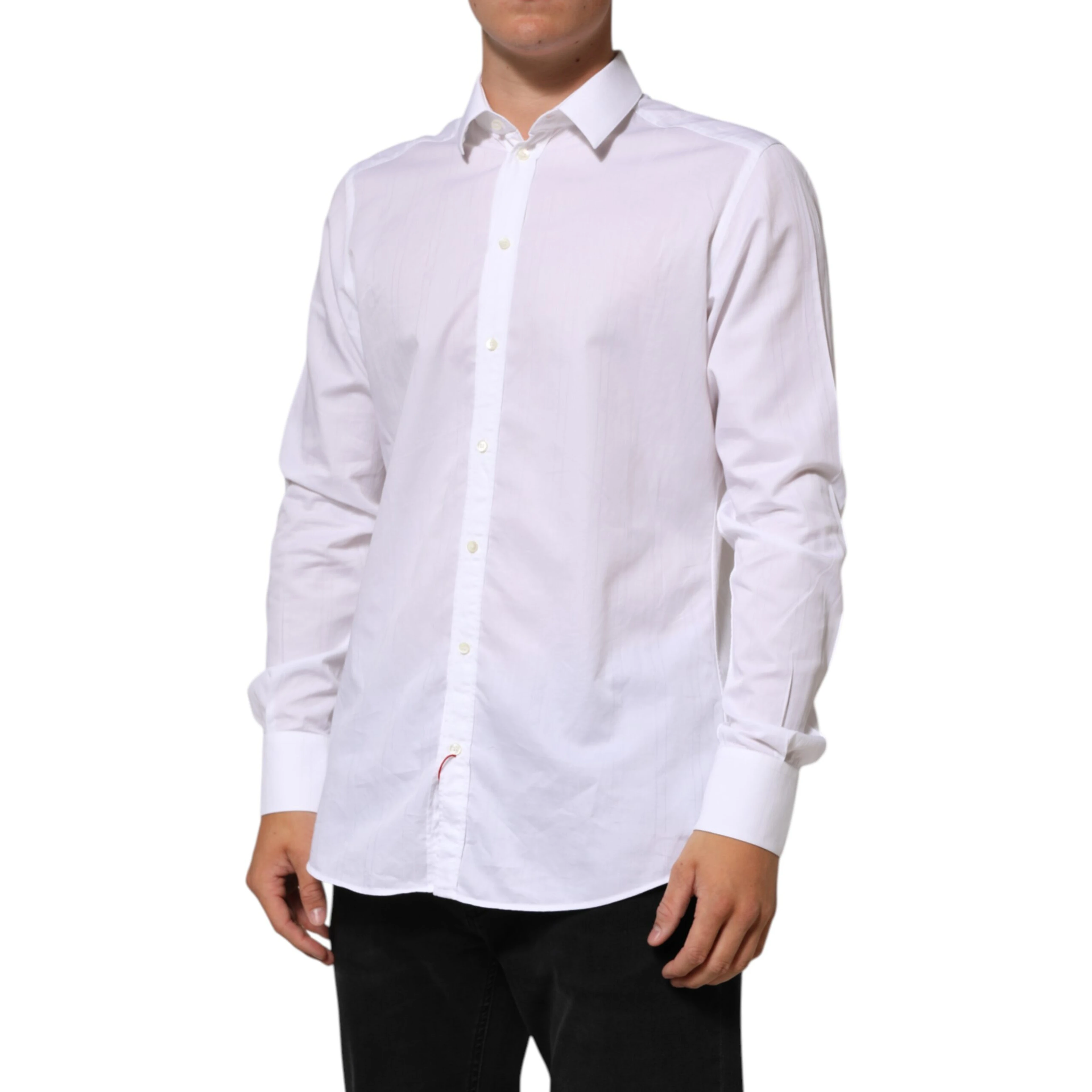 White Cotton MARTINI Men Formal Dress Shirt