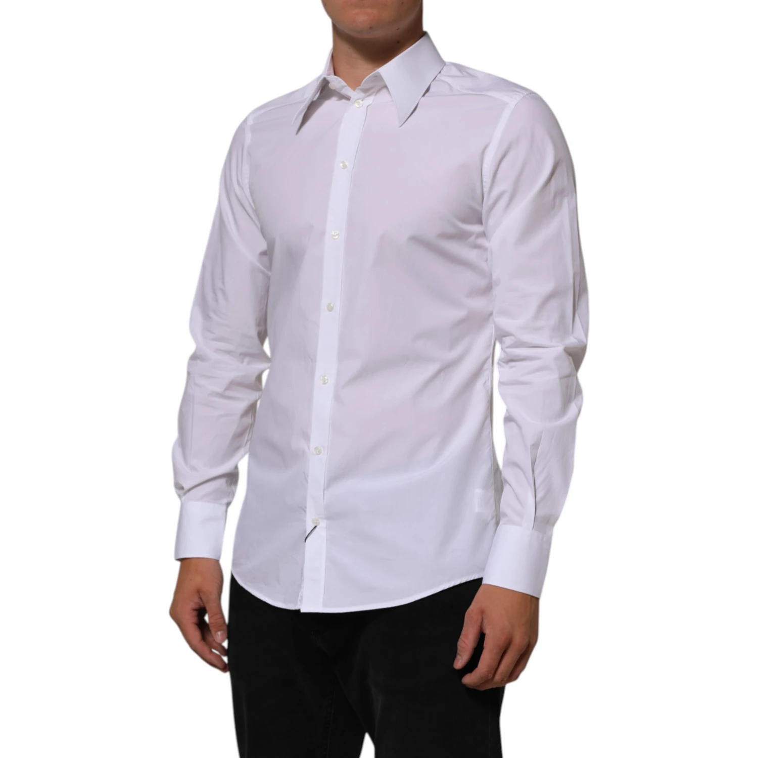 White Cotton MARTINI Men Formal Dress Shirt