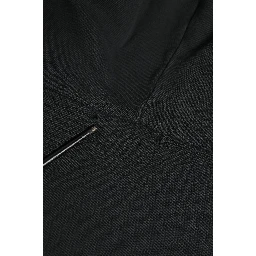 Black Logo FullZip Hooded Sweatshirt Sweater