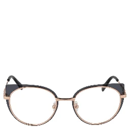 نظارات معدنية بلون الذهب الوردي (إطارات)