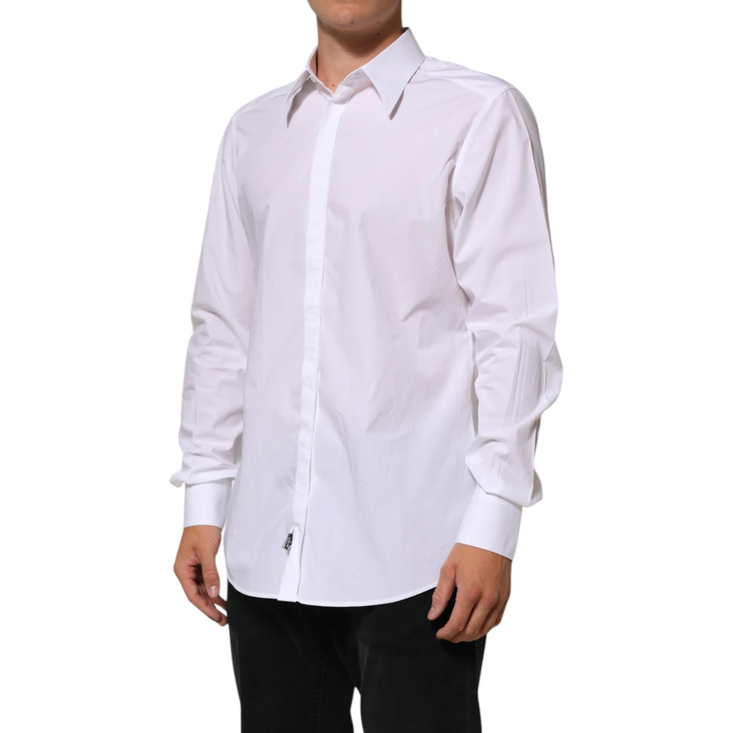 White Cotton MARTINI Men Formal Dress Shirt