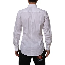 White Cotton MARTINI Formal Men Dress Shirt