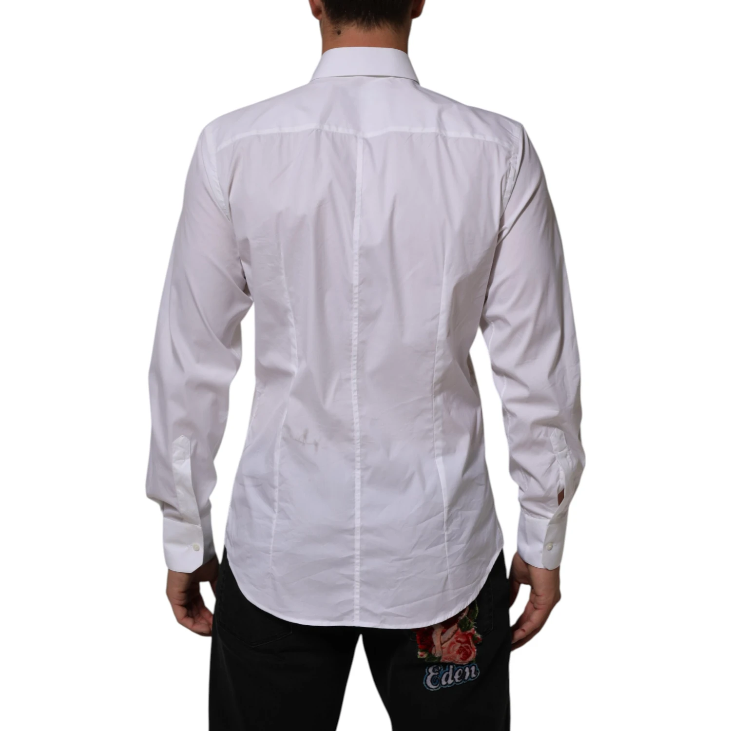 White Cotton MARTINI Formal Men Dress Shirt