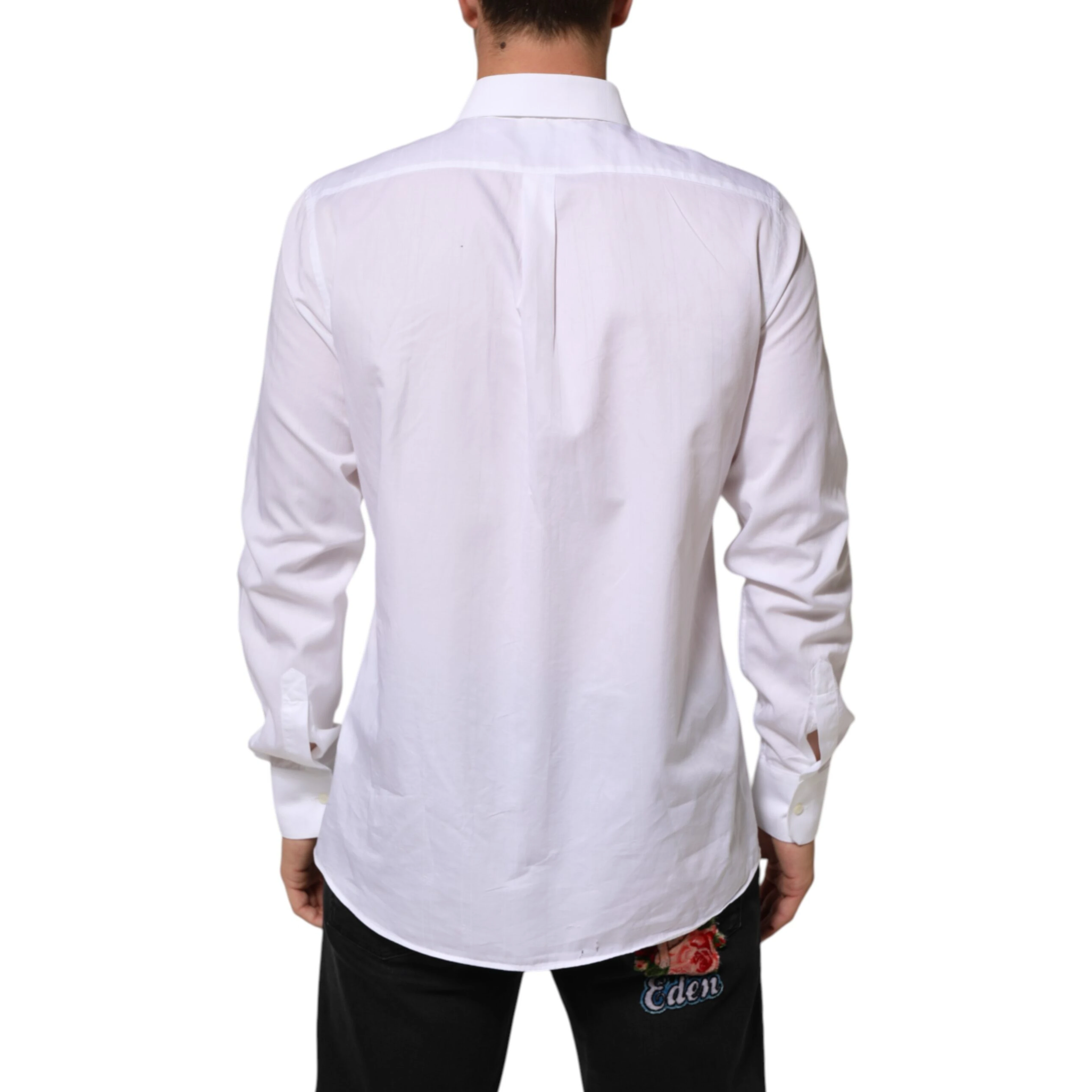 White Cotton MARTINI Men Formal Dress Shirt