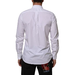 White Cotton MARTINI Men Formal Dress Shirt