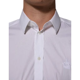 White Cotton MARTINI Formal Men Dress Shirt