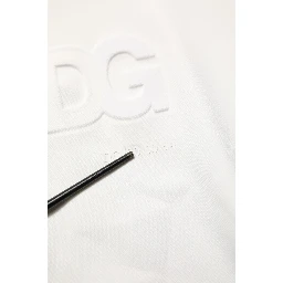 White Logo Hooded Men Sweatshirt  Sweater