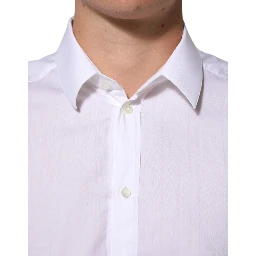 White Cotton MARTINI Men Formal Dress Shirt