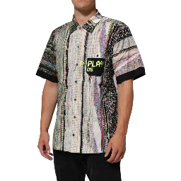 Multicolor Graphic Collared Casual Shirt