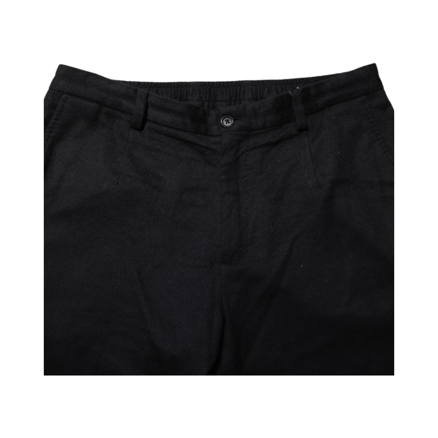 Black Cashmere Dress Formal Men Trouser Pants