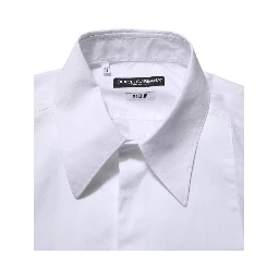 White Cotton MARTINI Bib Formal Dress Shirt