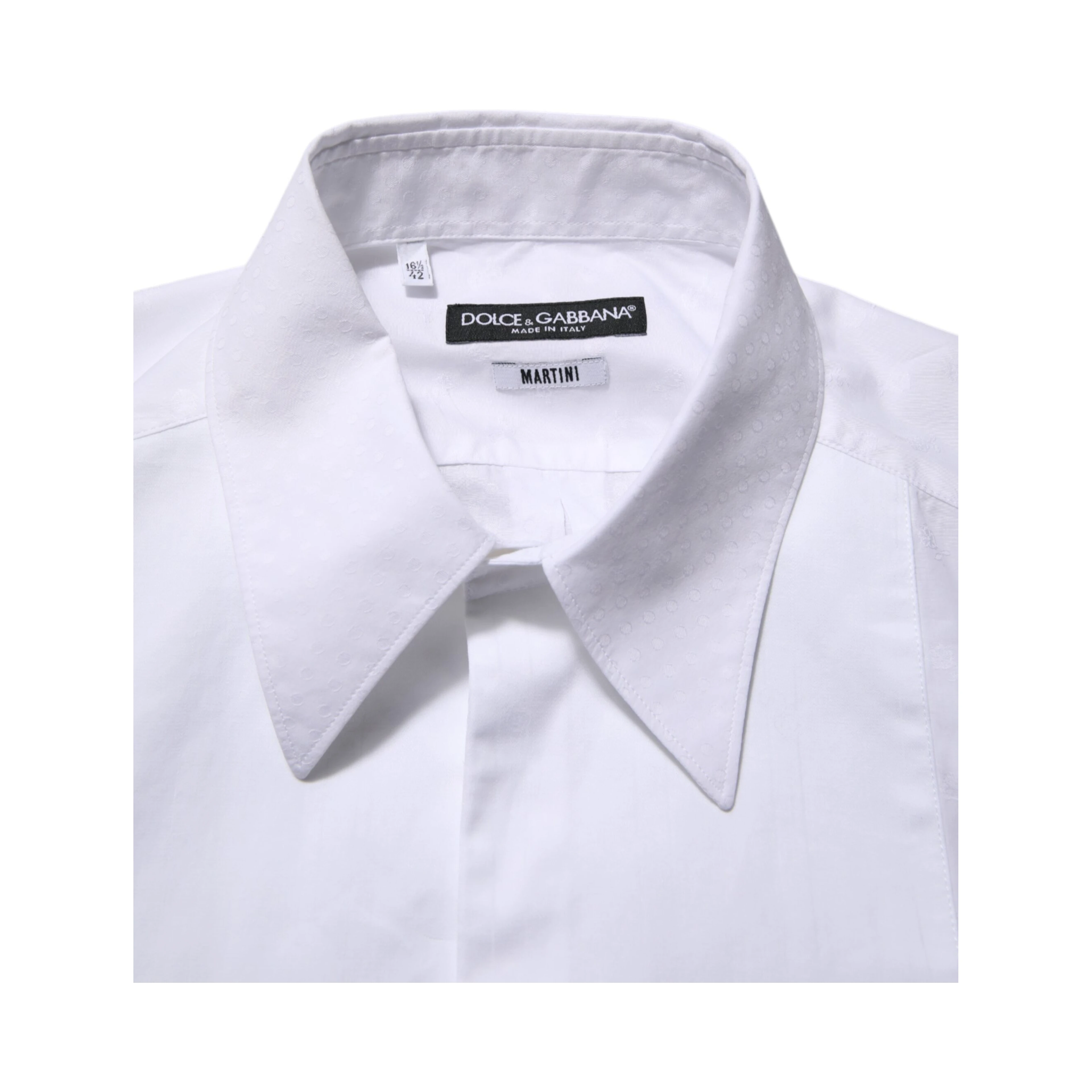 White Cotton MARTINI Bib Formal Dress Shirt