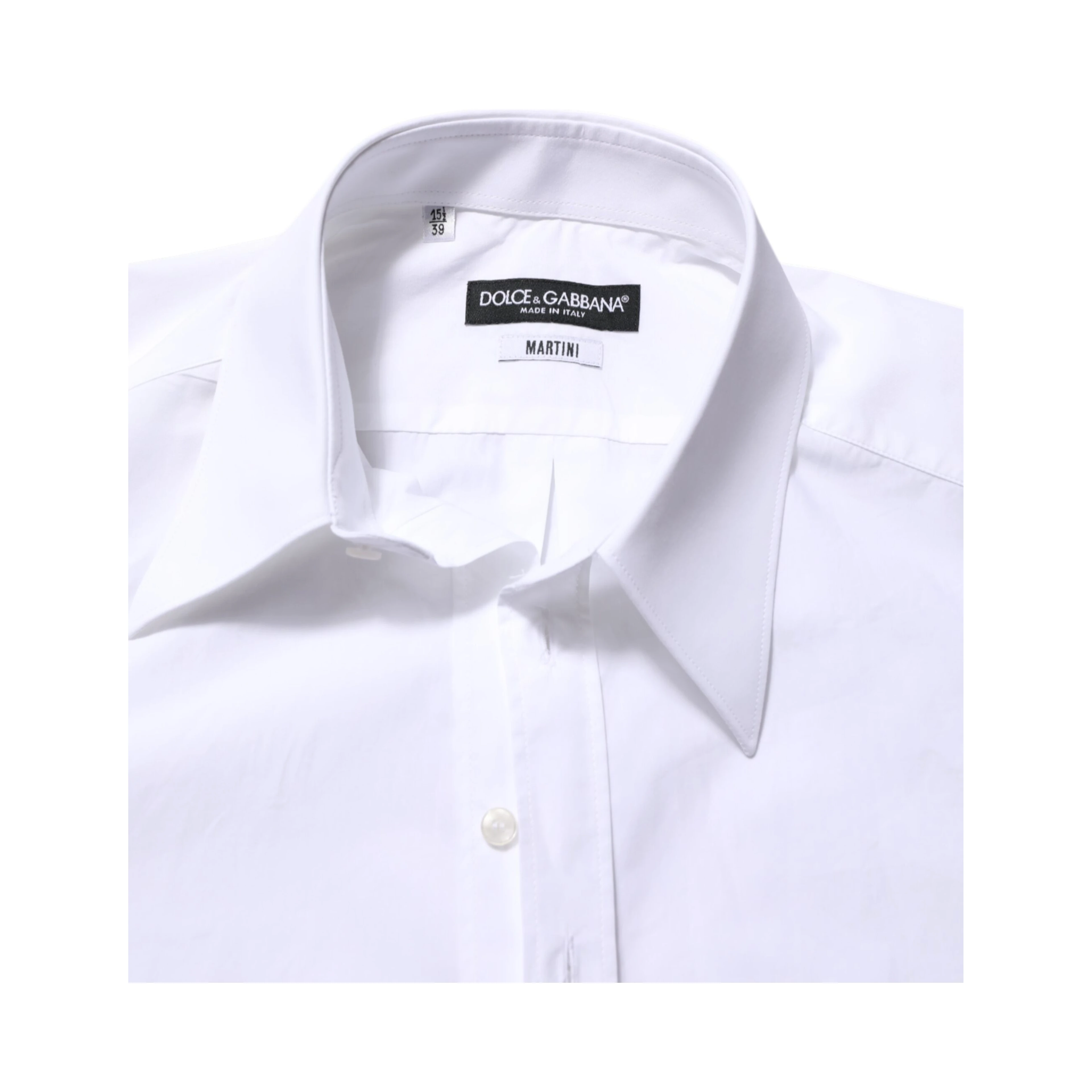 White Cotton MARTINI Men Formal Dress Shirt