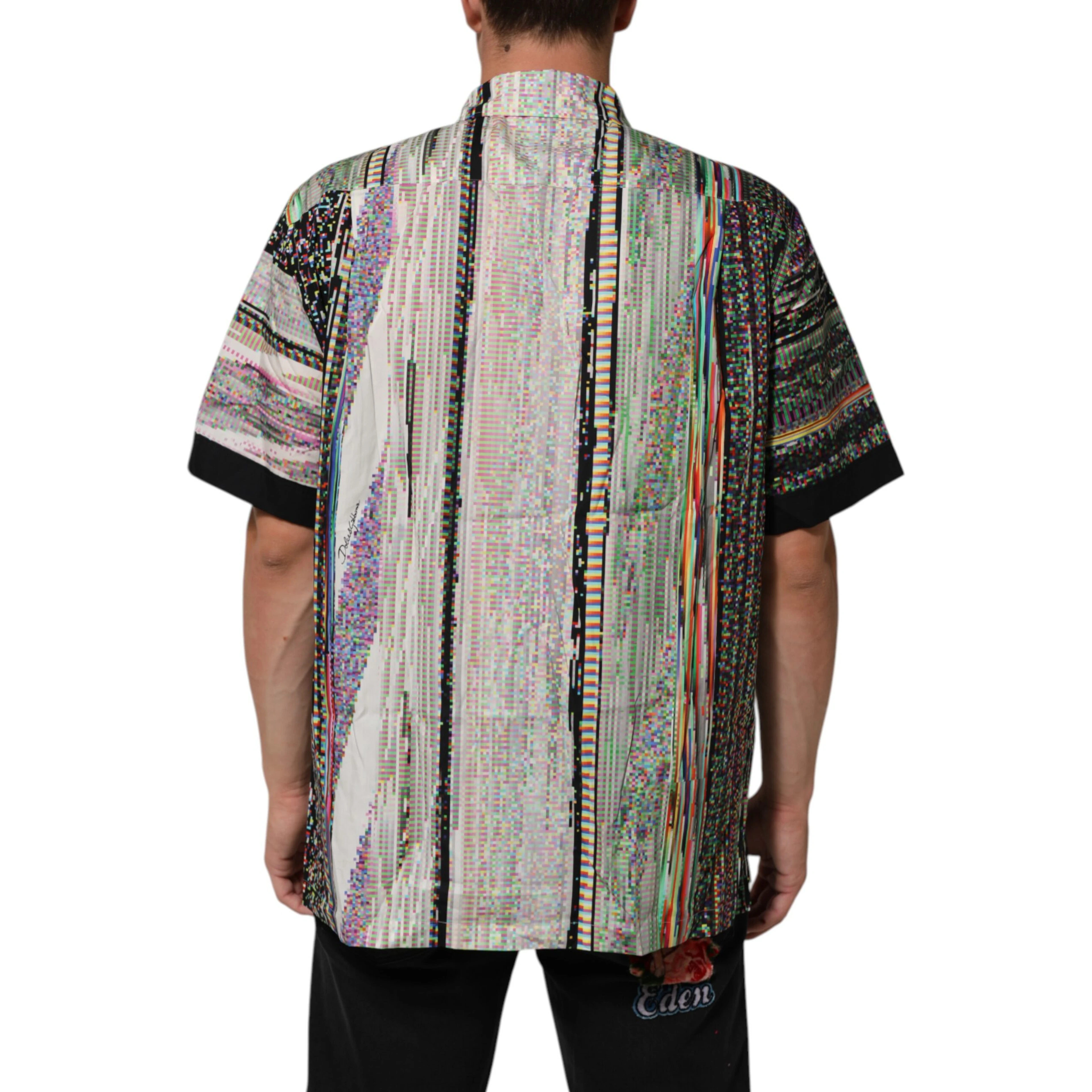 Multicolor Graphic Collared Casual Shirt