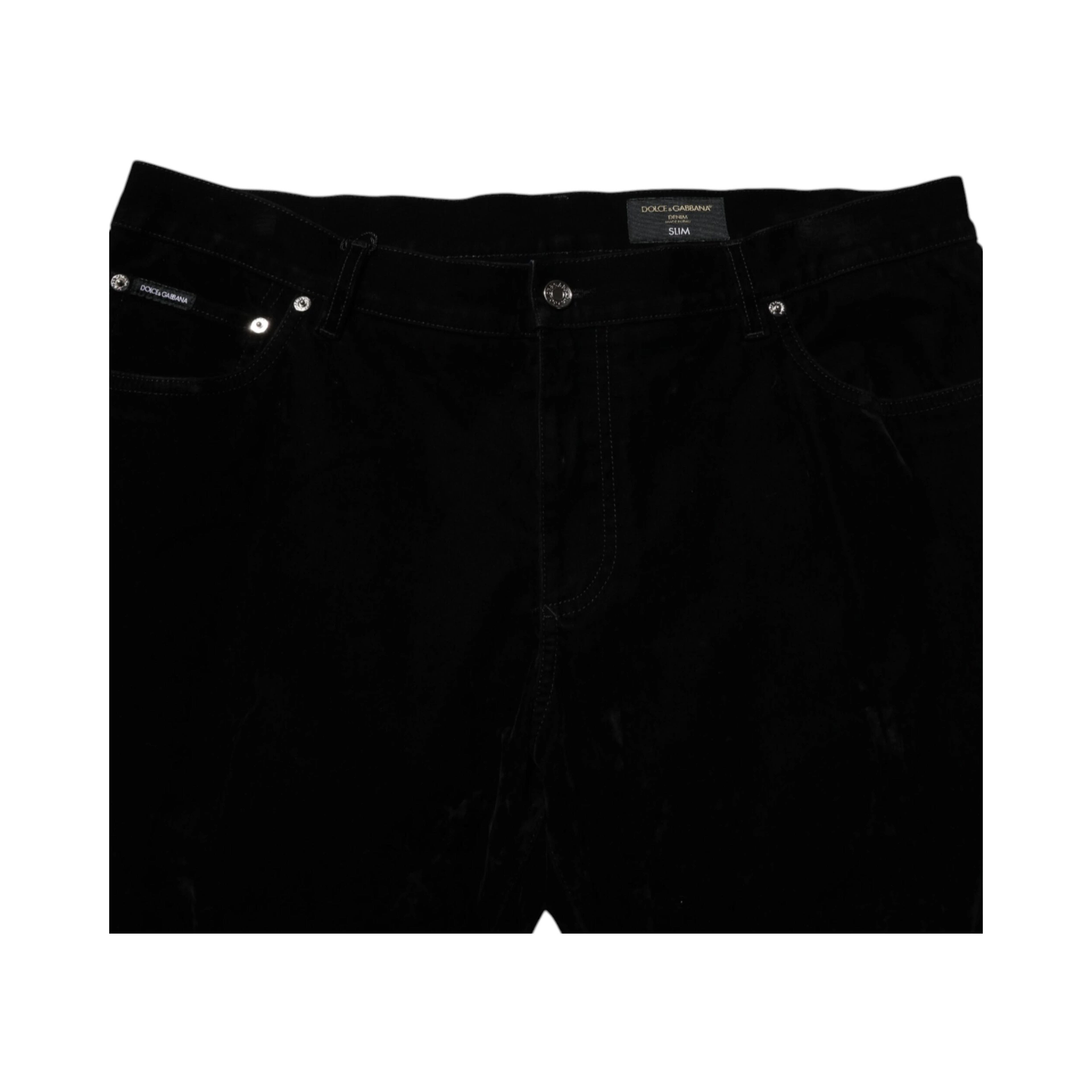 Black Cotton Slim Fit Denim Trouser Jeans