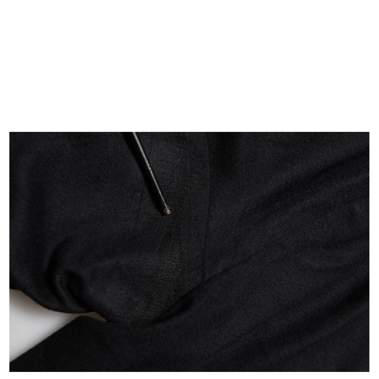 Black Cashmere Dress Formal Men Trouser Pants