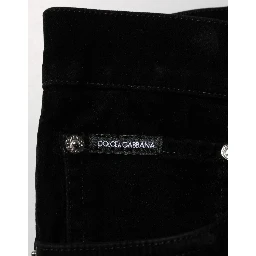 Black Cotton Slim Fit Denim Trouser Jeans