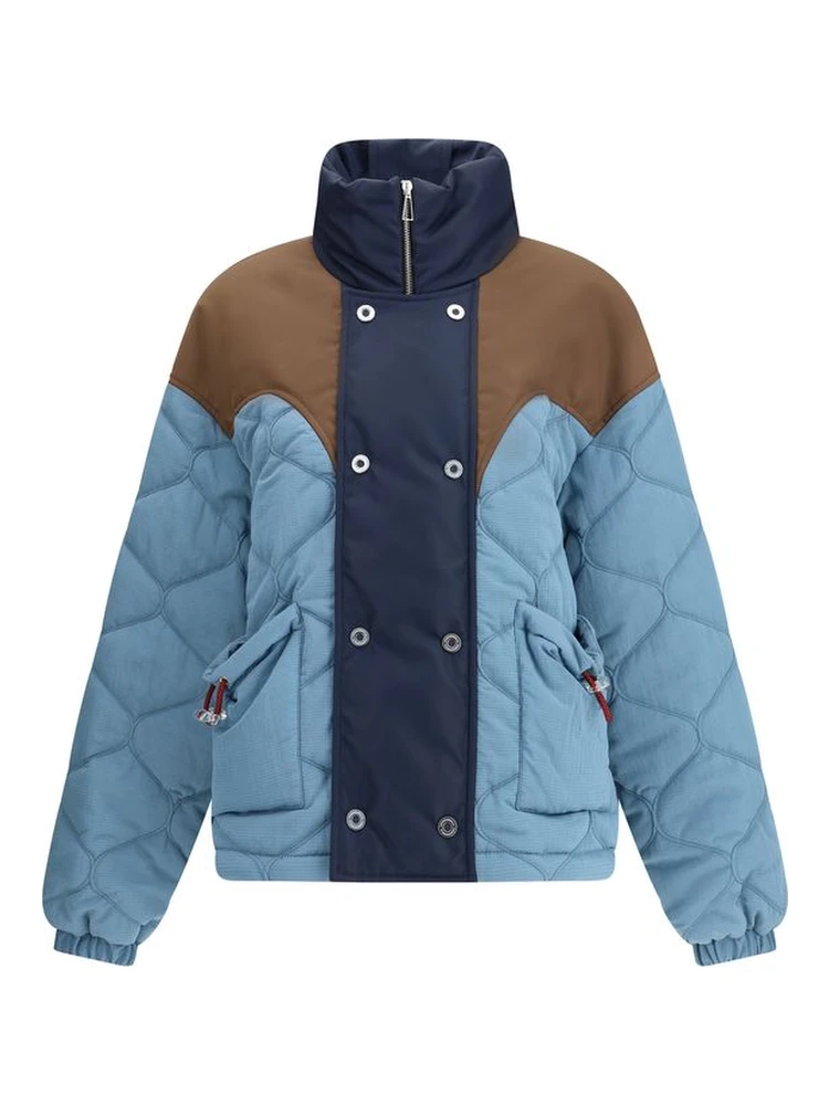 Light Blue Polyamide Coat