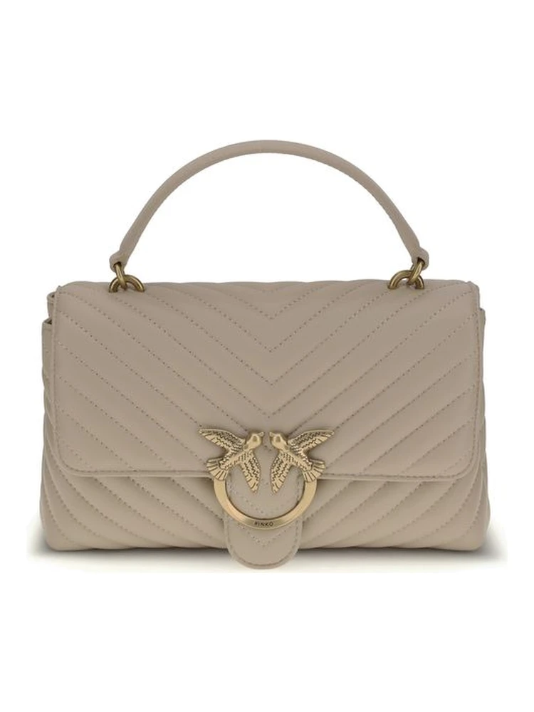 Beige Calf Leather Bos Taurus Wallet