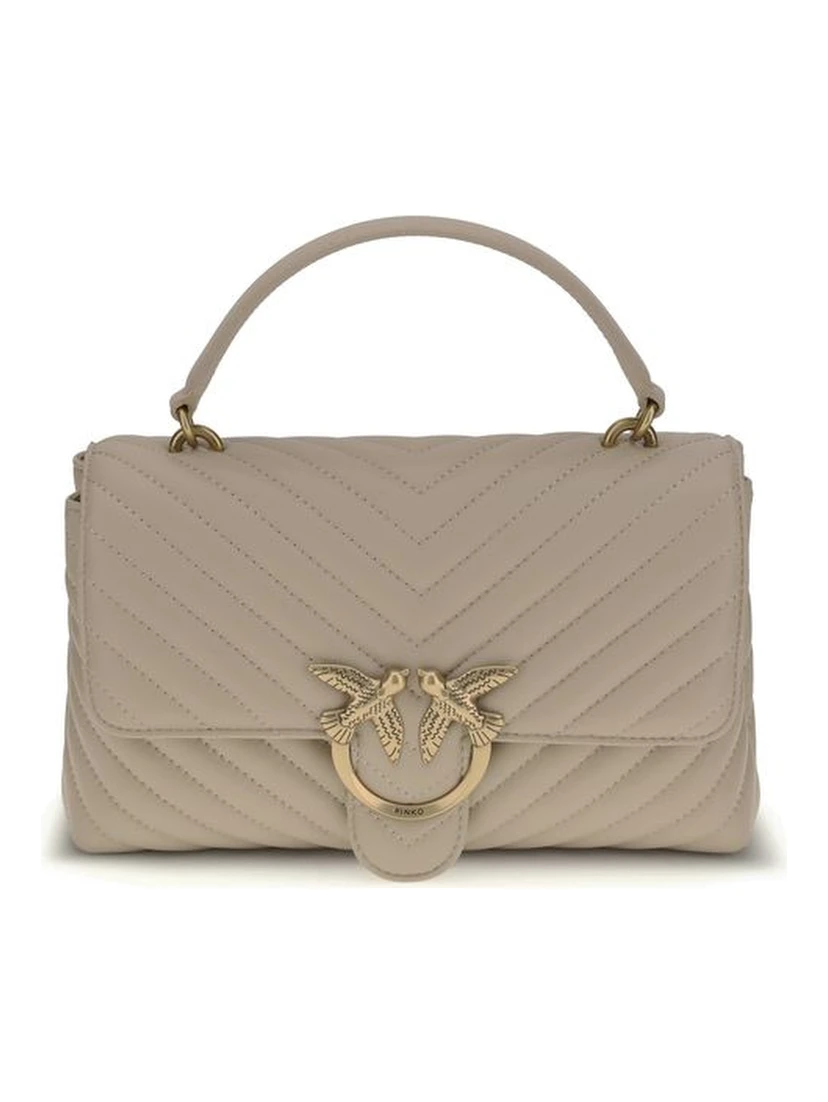 Beige Calf Leather Bos Taurus Wallet