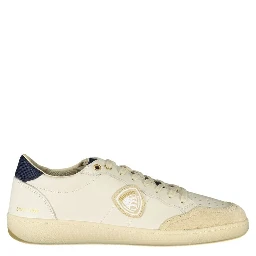 White Polyester Sneaker