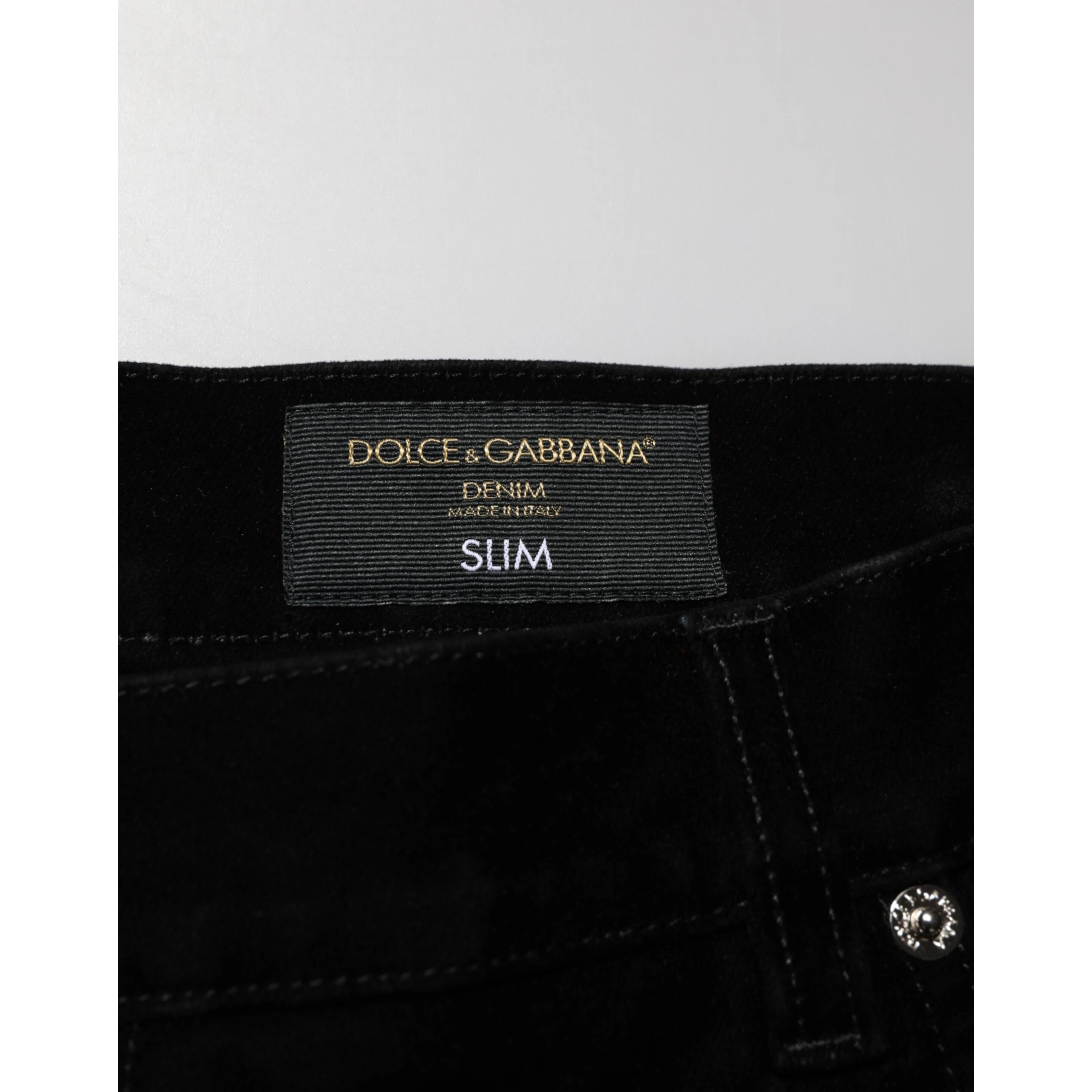 Black Cotton Slim Fit Denim Trouser Jeans