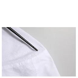 White Cotton GOLD DGPatch Formal Dress Shirt