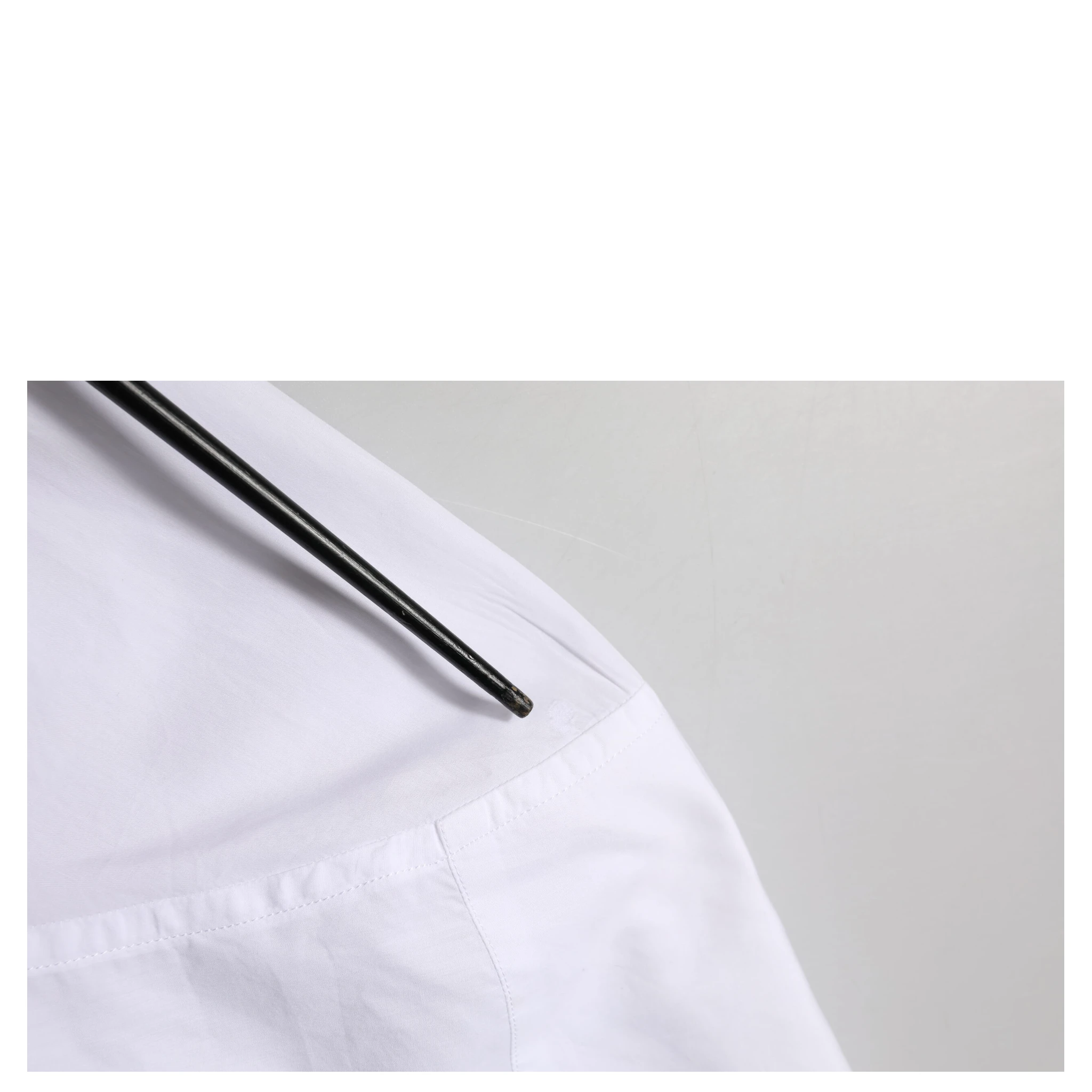 White Cotton GOLD DGPatch Formal Dress Shirt