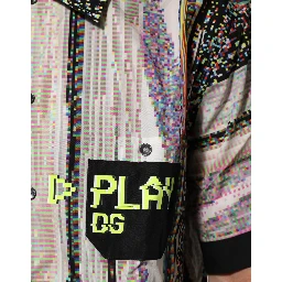 Multicolor Graphic Collared Casual Shirt