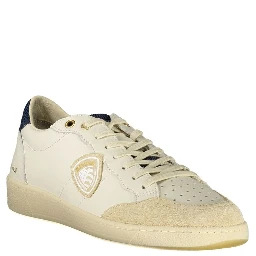 White Polyester Sneaker