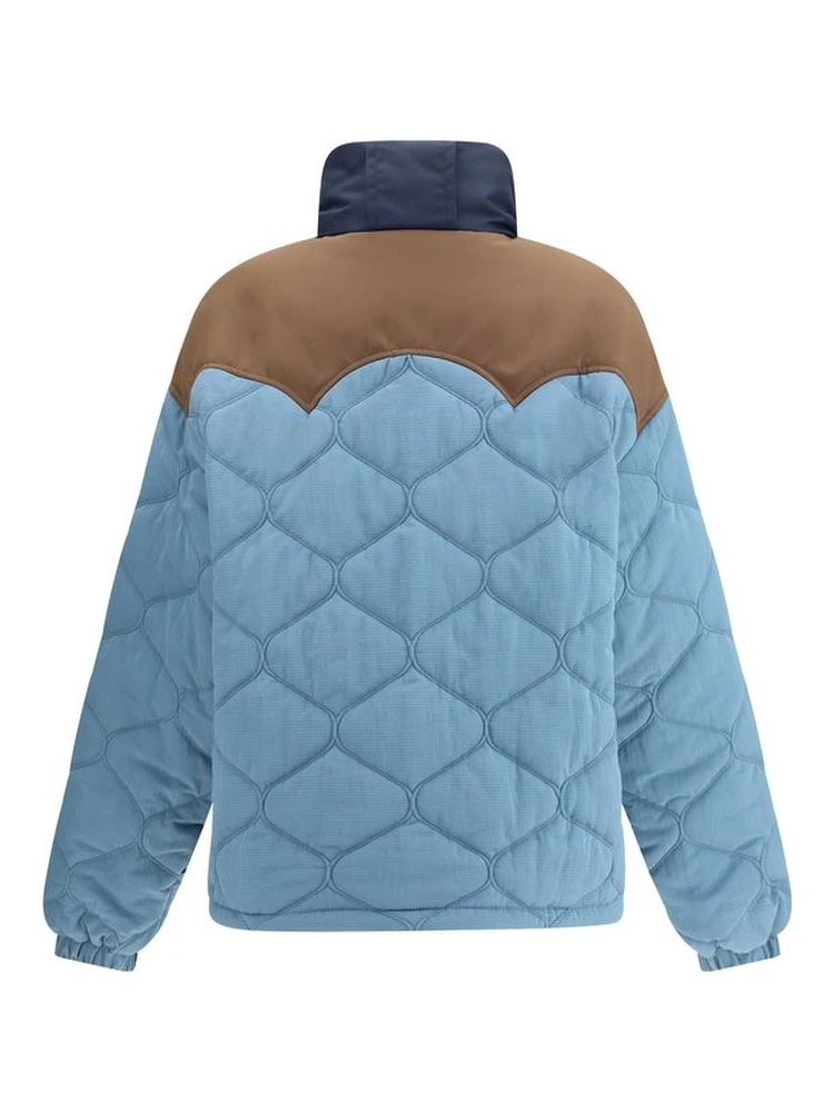 Light Blue Polyamide Coat alternative