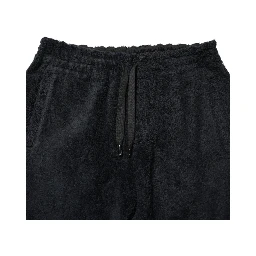Black Cotton Logo Men Jogger Sweatpants Pants