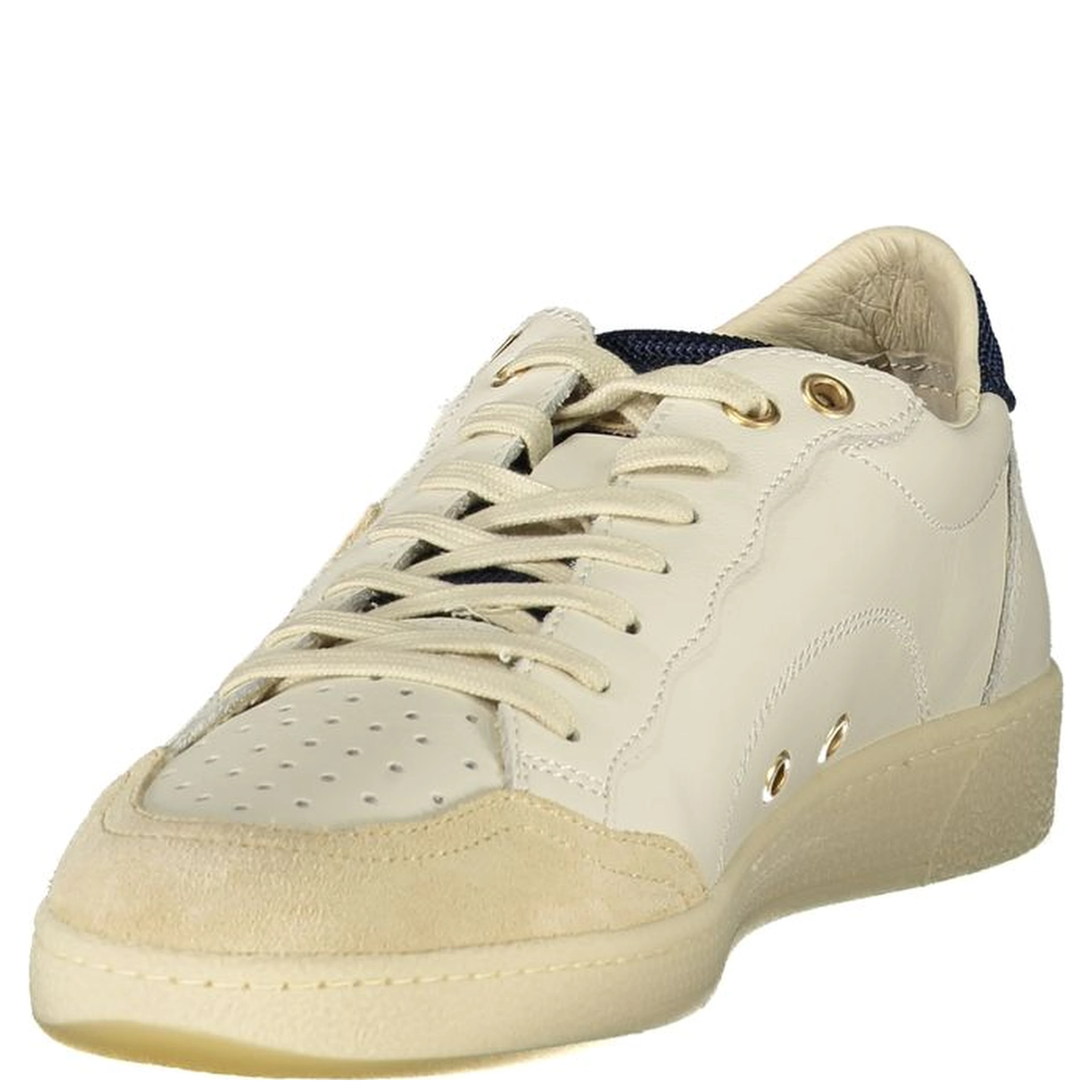 White Polyester Sneaker